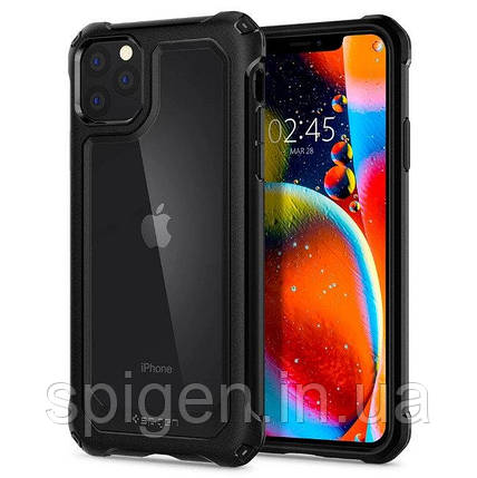 Чохол Spigen для iPhone 11 Pro Gauntlet, Carbon Black, фото 1