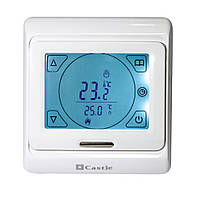 Терморегулятор Castle M9.716  Белый / Программируемый, для теплого пола, с 2-мя датчиками