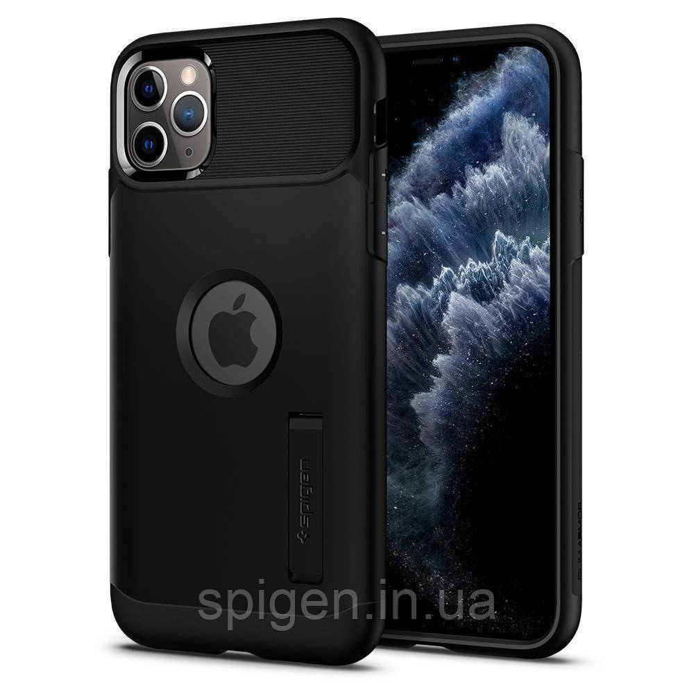 Чохол Spigen для iPhone 11 Pro Slim Armor, Black