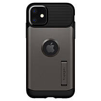 Чохол Spigen для iPhone 11 Slim Armor, Gunmetal, фото 5