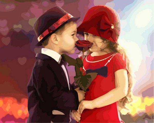 Картина за номерами 40х50 см. Babylon Я тебе люблю (VP 905), фото 1