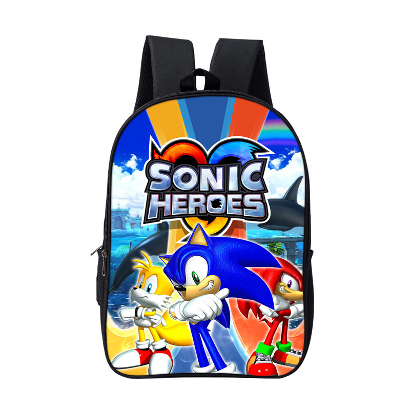 Шкільний міський рюкзак Супер Сонік (Sonic)