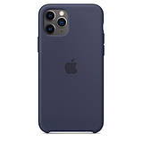 Силіконовий чохол Silicone Case на iPhone 11 Pro - преміальну якість Midnight Blue, фото 2