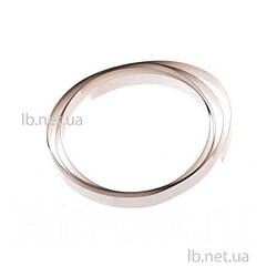 Стрічка Ni (нікелева) для зварювання акумуляторів і батарей 0,1х10 мм, 1 м