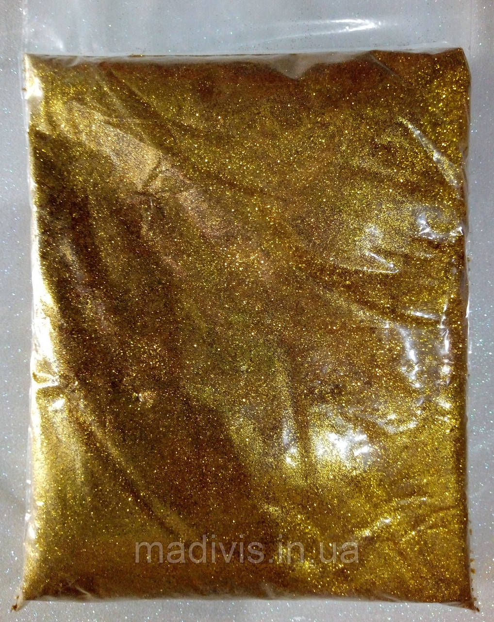 Глітер (блискітки) ЗОЛОТО 604, 1/96, 1000 г. Gold glitter, фото 1