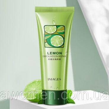 Пілінг-скатка для обличчя Images Beauty Lemon Exfolation Repair з екстрактом лайма 120 g