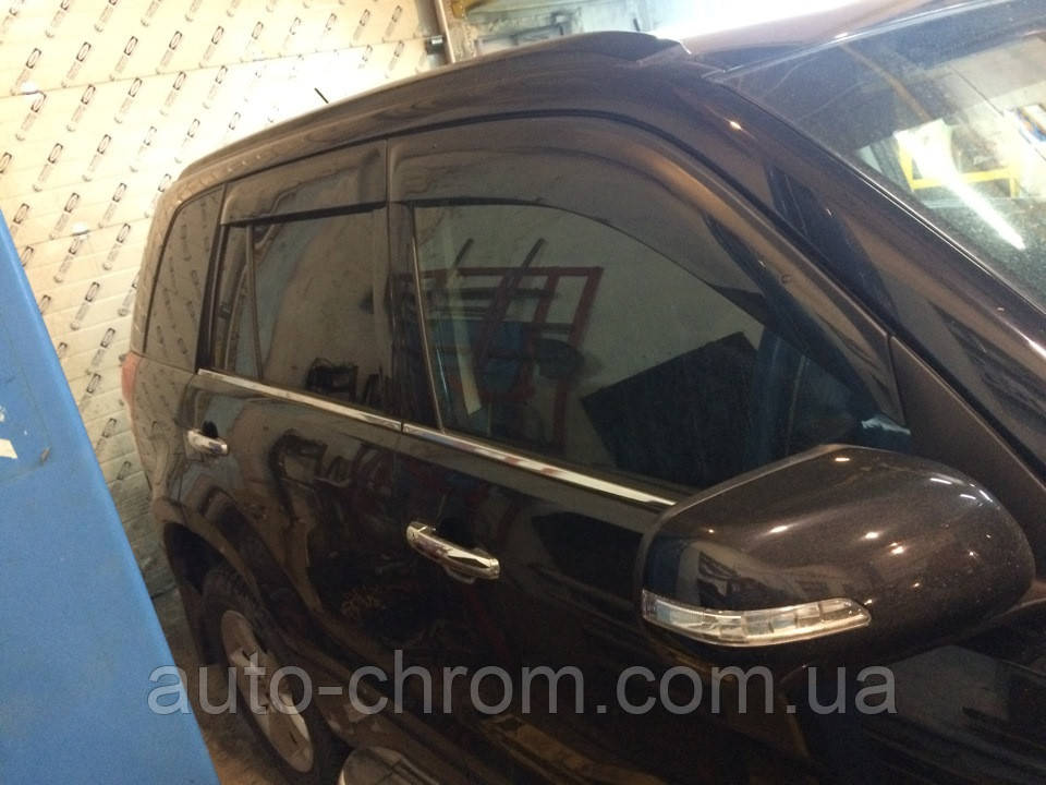 Хром молдинг скла Suzuki Grand Vitara, фото 1
