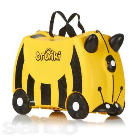 Дитяча дорожня валізка TRUNKI BEE BERNARD, фото 1