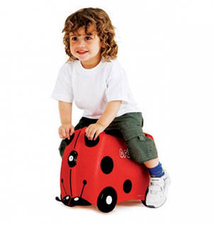 Дитяча дорожня валізка TRUNKI LADYBUG HARLEY , фото 2