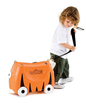 Дитяча дорожня валізка TRUNKI TIGER TIPU, фото 2