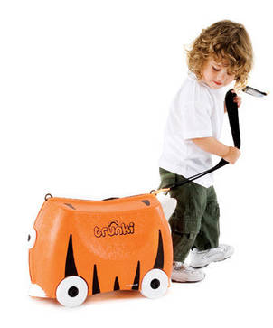 Дитяча дорожня валізка TRUNKI TIGER TIPU, фото 3