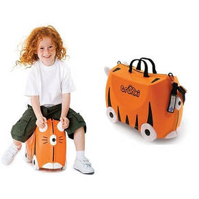 Дитяча дорожня валізка TRUNKI TIGER TIPU, фото 4