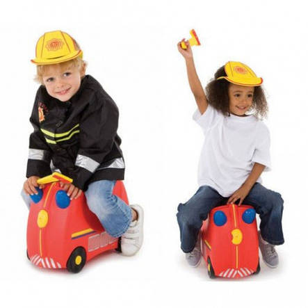 Дитяча дорожня валізка TRUNKI FIRE ENGINE FIRE ENGINE, фото 3