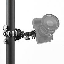 Трипод/Гнучкий штатив h19 см для смартфона, GoPro, камери Alitek Flexible Black/White (62077), фото 3