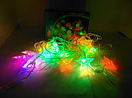 Гірлянда LED фігурна різнобарвна Зірка 3 метри, фото 4