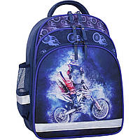 Рюкзак школьный Bagland Mouse ранец ортопедический с мотоциклом 507 портфель для мальчика 0051370