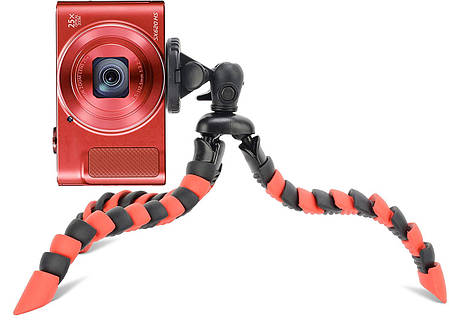Гнучкий штатив (трипод) для GoPro, камери Alitek Flexible Black-Red, фото 1