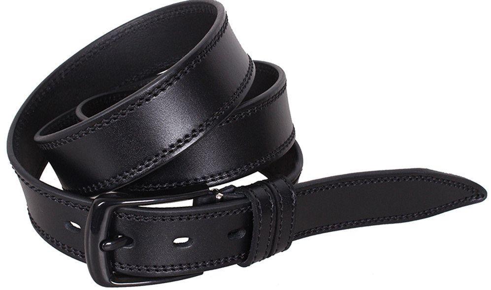 Ремень кожаный Dovhani 3,5 см, фото 1