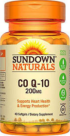 Sundown Naturals CoQ-10 200mg 40 softgels