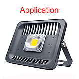 №39 DOB LEd 50w 220v + накладка Smart IC 50w 6000K Светодиод 50w матрица 50 ватт с драйвером на борту, фото 4