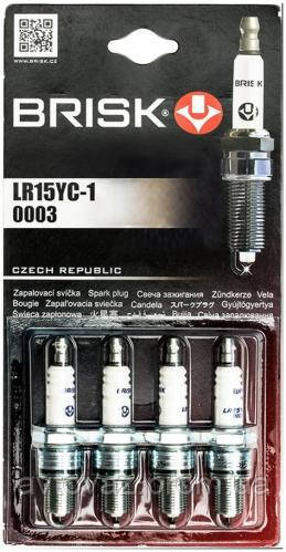 Свічка запалювання 2110 8 кл. інжектор 1,5 (к-т 4 шт.) BRISK Super