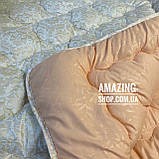 Ковдра Євро на холофайбері "АРДА" Розмір 195*215 см Ковдра наповнювач холофайбер. Стьобана ковдра, фото 3