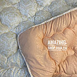 Ковдра Євро на холофайбері "АРДА" Розмір 195*215 см Ковдра наповнювач холофайбер. Стьобана ковдра, фото 5