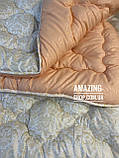 Ковдра Євро на холофайбері "АРДА" Розмір 195*215 см Ковдра наповнювач холофайбер. Стьобана ковдра, фото 6