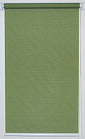 Рулонна штора Льон Темно-зелений