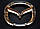Емблема Mazda CX5 на клямках (L-165 мм; h — 532 мм; h засувки — 17 мм) — значок із логотипом Мазда ЦХ5, фото 2