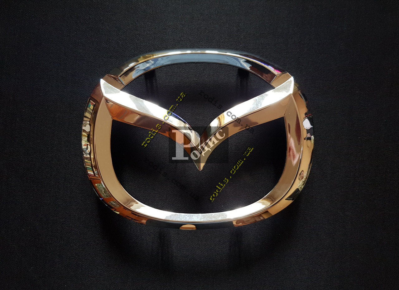 Емблема Mazda CX5 на клямках (L-165 мм; h — 532 мм; h засувки — 17 мм) — значок із логотипом Мазда ЦХ5