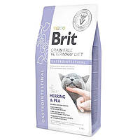 Brit Veterinary Diet Cat Gastrointestinal сухий корм для кішок при гастроентериті, 2 кг
