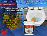 Засіб для видалення водного каменю у водяному затворі унітазу SVOD Effect 150 гр, фото 3