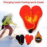 Бездротові устілки з підігрівом і пультом керування 2200 мА Жіночі Розмір 35-40 на акумуляторі, фото 5