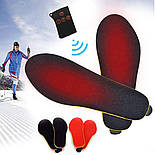 Устілки з Підігрівом і Пультом керування Бездротові 2200 мА REDLINE чоловічі термоустілки на Акумуляторі, фото 4