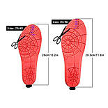 Устілки з Підігрівом і Пультом керування Бездротові 2200 мА REDLINE чоловічі термоустілки на Акумуляторі, фото 6