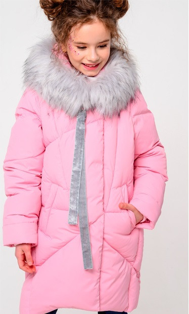Детская модная зимняя куртка на девочку. - фото 1 - id-p1071255116