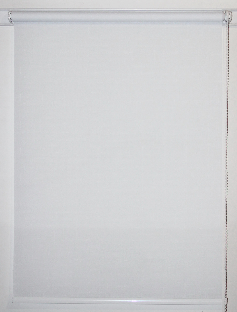 Рулонна штора 425*1500 Льон 800 Білий, фото 1