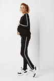 Чорні спортивні штани для вагітних 1898 0004, фото 2