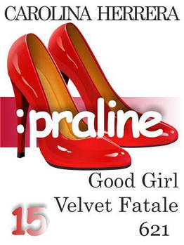 Парфумерна олія (621) версія аромату Кароліна Херера Good Girl Velvet Fatale — 15 мл композит у ролоні