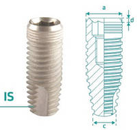 Имплантат с классическим типом резьбы Iterum IS