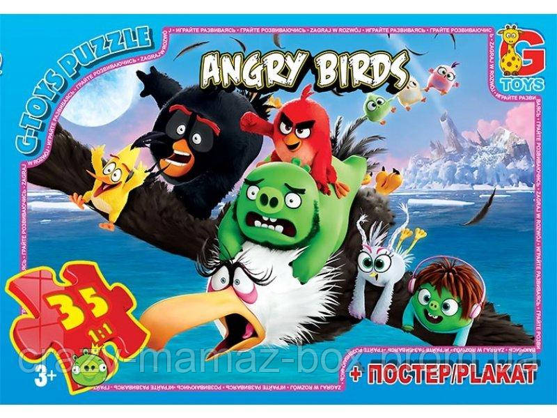 Пазл "Angry Birds" Лихні пташки, 35 шт. - G-Toys