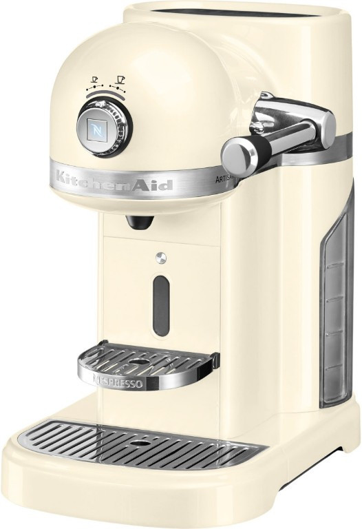 Кавомашина KitchenAid Artisan Nespresso 5KES0503EAC, капсульна, 1.4 л, кремова