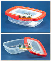 Емкость (судок) пищевая 0,5л 17,2х12,2х5,1см пластиковая с крышкой прямоугольная Keeper Box Ал-Пластик
