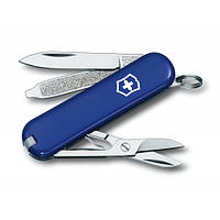 Ніж Вікторінокс Classic 7 предметів брелок 58 мм Victorinox Classic SD синій