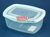 Контейнер 1,35л пищевой 199х143х81мм пластиковый прямоугольный прозрачный с крышкой Keeper Box Ал-Пластик