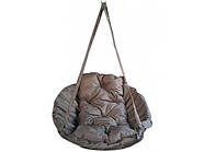 Підвісна дитяча гойдалка Гамак 120 кг 80 см Бежевий, фото 4