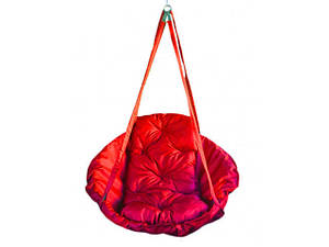 Підвісна дитяча гойдалка Гамак 120 кг 80 см Червоний