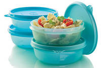 Малый хит-парад Tupperware-набор из 4х эко-контейнеров (300 мл.). Продукты надолго сохранят свою свежесть!