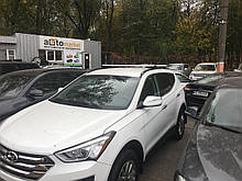 Багажник Hyundai Santa Fe 2012 - 2019, алюміній. Навантаження 70 кг